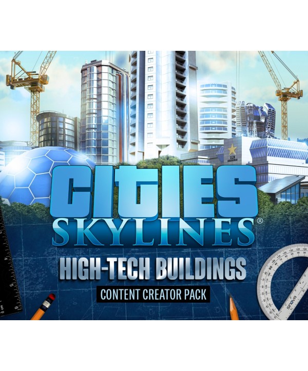 Cities: Skylines - Content Creator Pack: High-Tech Buildings DLC Steam Key GLOBAL
